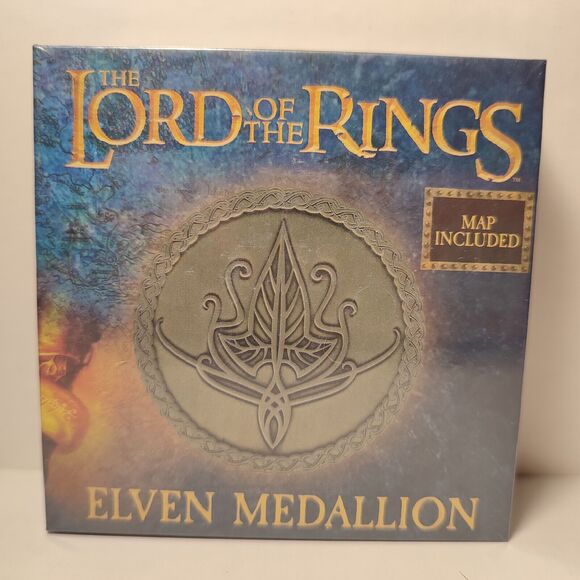 The Lord Of The Rings Gondor Mordor & Elven Medallions Set Official Figurines - Picture 3 of 8